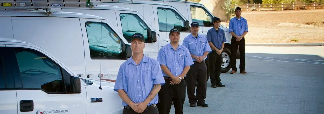 KIC Refrigeration crew ready for Mini Split Repair jobs across Iowa Colony